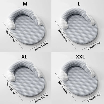 Cooling Dog Bed Summer Ice Silk Cat Mat Oval Pet Nest