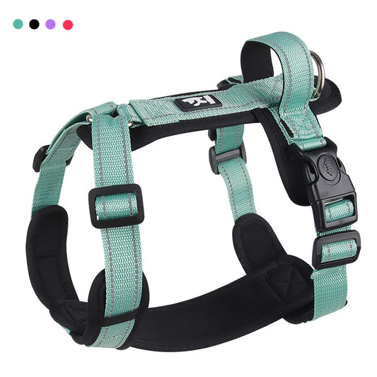 New Pet Harness Reflective With Handle Easy Control