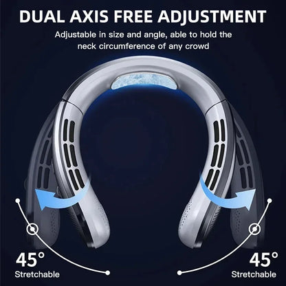 8000mAh USB Hanging Neck Fan Portable Bladeless