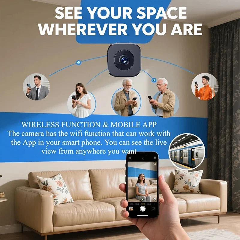 4K Full HD Mini Security Camera Pro WiFi Surveillance