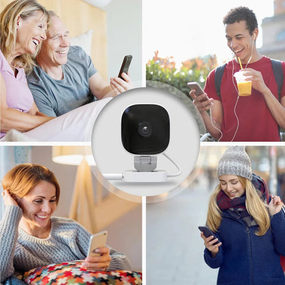 Smart Mini 4K Security Camera Full Color Night Vision