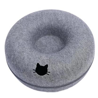 B-Tunnel Donut Cat Bed Interactive Tunnel Pet