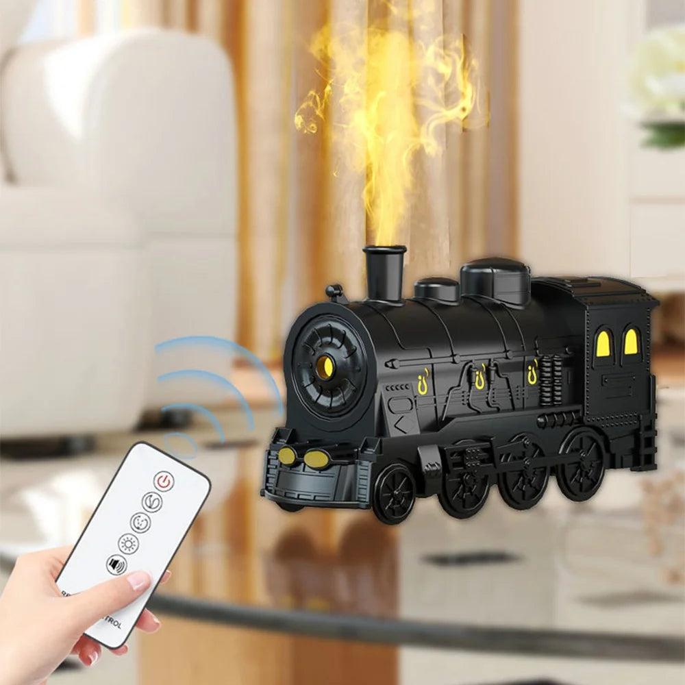 Steam Train Essential Oil Diffuser with Light Train Humidifier