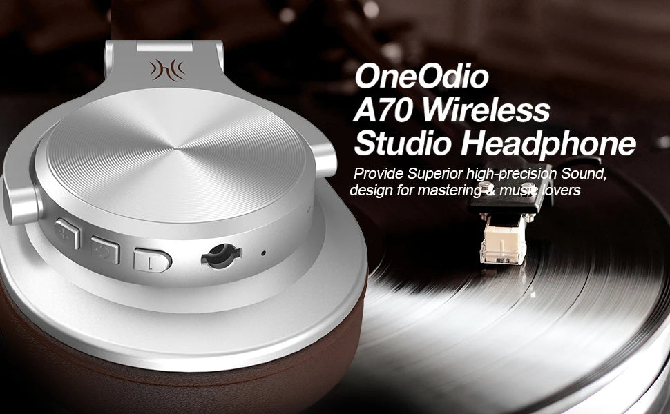 Oneodio Fusion A70 Bluetooth Headphones Hi-Res Audio