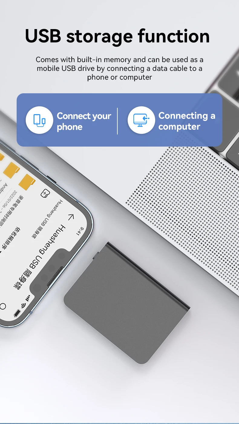 8-128GB AI ChatGPT-4 Intelligent Voice Recorder Audio App
