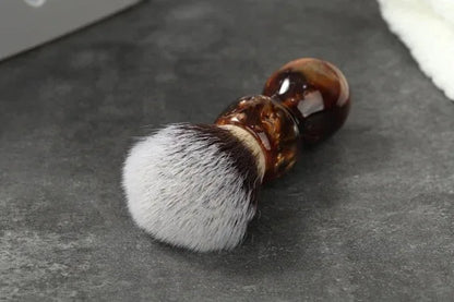 Caramel Cat's Whisker Synthetic Shaving Brush
