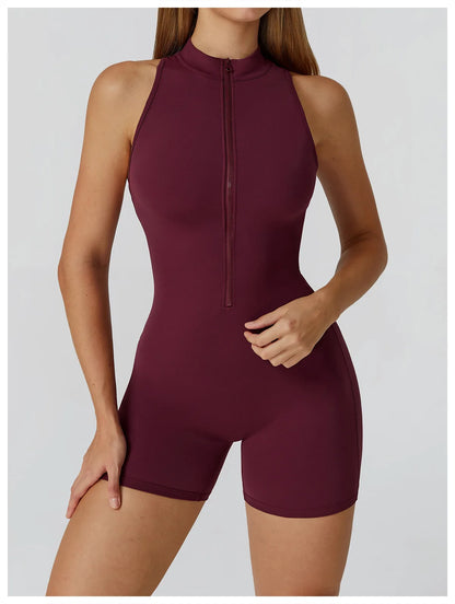 Scrunch Sports Overalls Gym Jumpsuit Women's Fitness