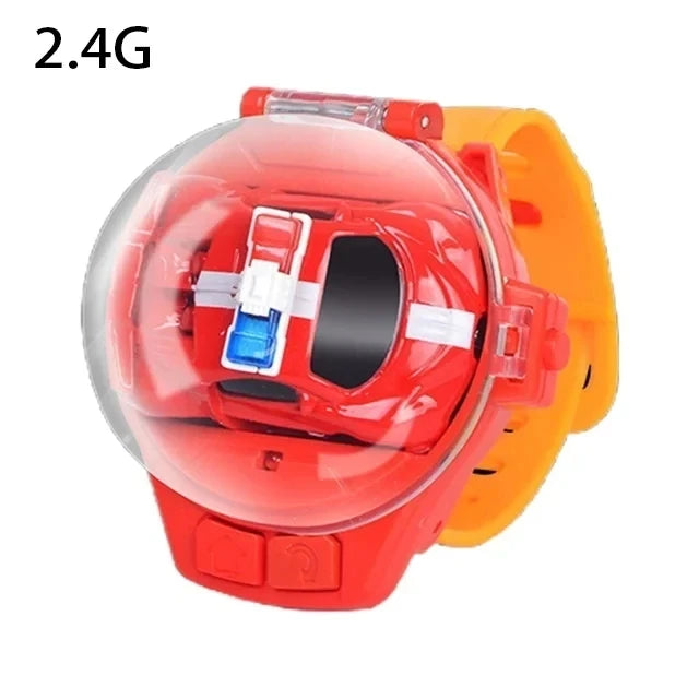 Children RC Car Mini Watch Toys With LED Lights