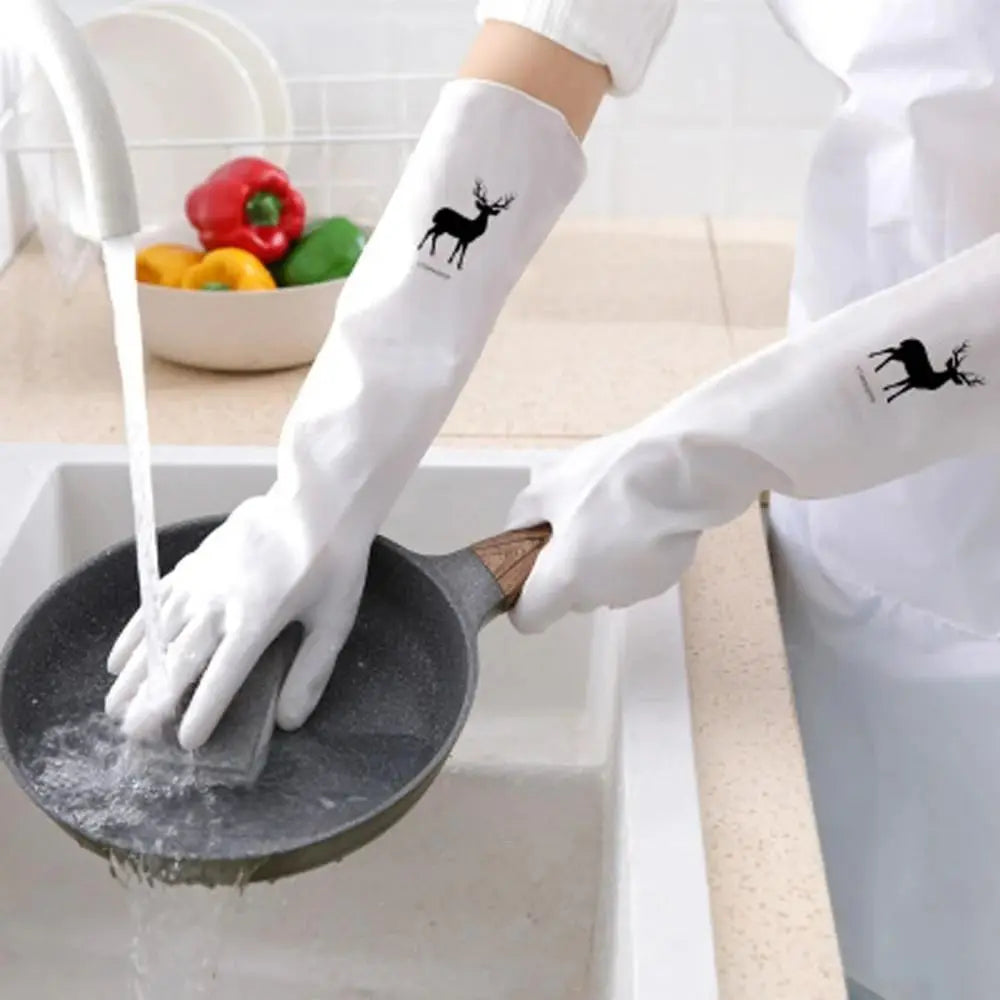 Waterproof Rubber Latex Housework Cleaning Gloves