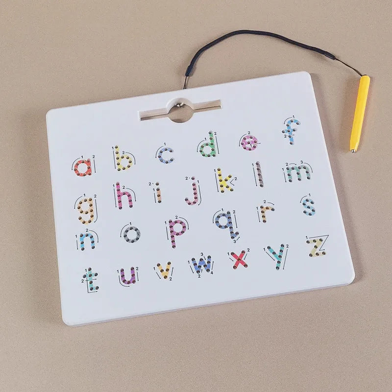 Magnetic Alphabet Tracing Board letters & numbers Magnetic Tracing