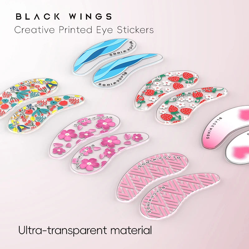 1 Pair Reusable Silicone Eyelash Pad Lash Extension Patches U-Shaped Design