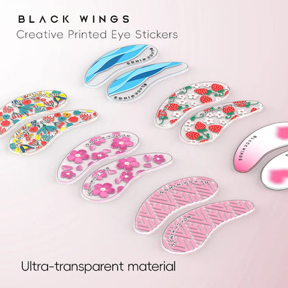 1 Pair Reusable Silicone Eyelash Pad Lash Extension Patches U-Shaped Design