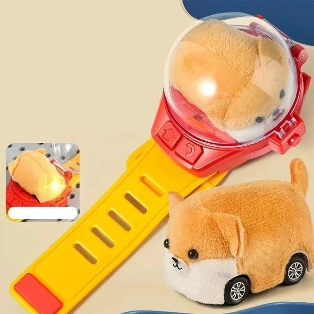 Children RC Car Mini Watch Toys With LED Lights
