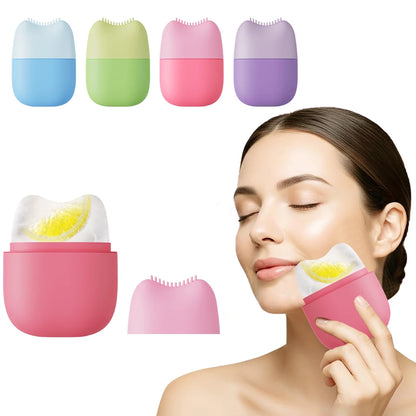 Ice Roller for Face & Eye Face Massage Silicone Ice Mold