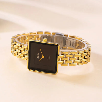 Watch with Simple Large Dial Square Quartz