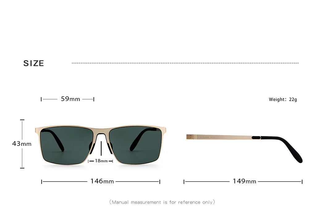 VEITHDIA High-definition Nylon Lens Polarized UV400 Eyeglasses