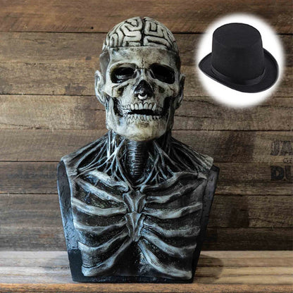 2026 Halloween Latex Skeleton Head Mask Horror Brain Helmet Mask