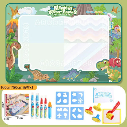 Magic Water Drawing Mat with Reusable Magic Pens