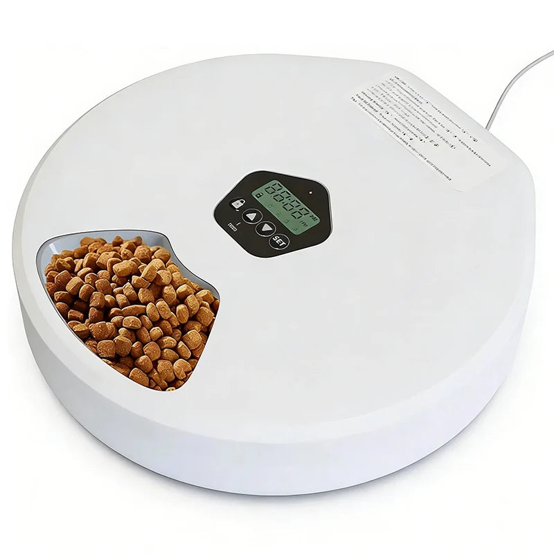 Smart Pet Feeder 5-Meal Timer Dispenser Automatic