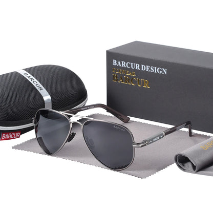 Men Sunglasses Pilot Polarized Sun glasses