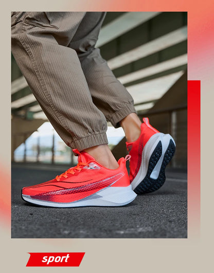 New 9ro Carbon Fiber Plate Running Sneakers Lightweight