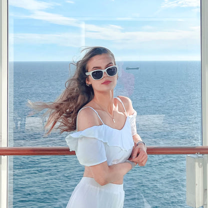 ZENOTTIC Butterfly Women Oversized Polarized Sunglasses