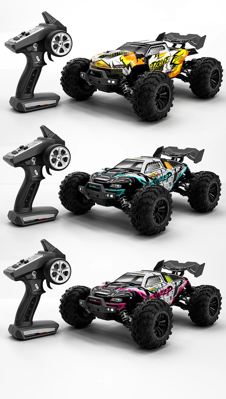 Super Brushless 50KM/H Brushed RC Car Off Road Buggy Toy