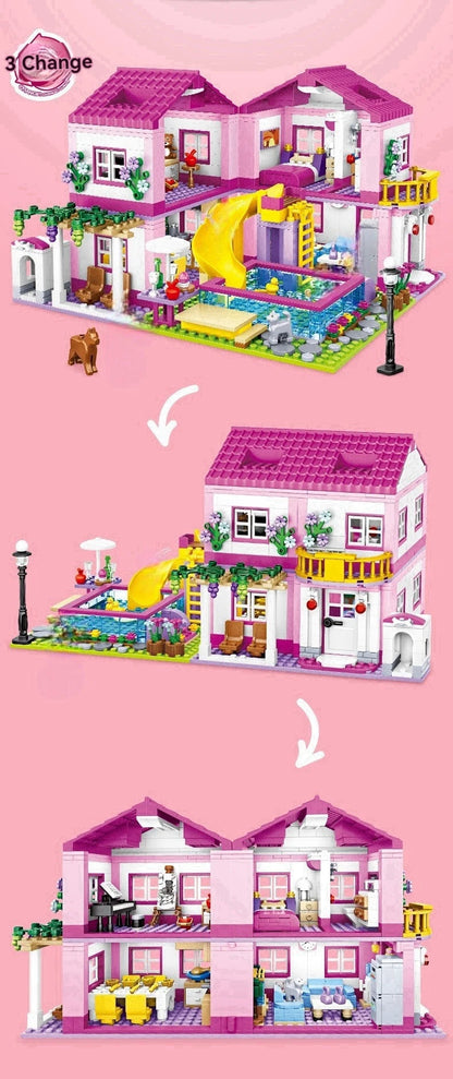 Friends City Series House Summer Holiday Villa Castle