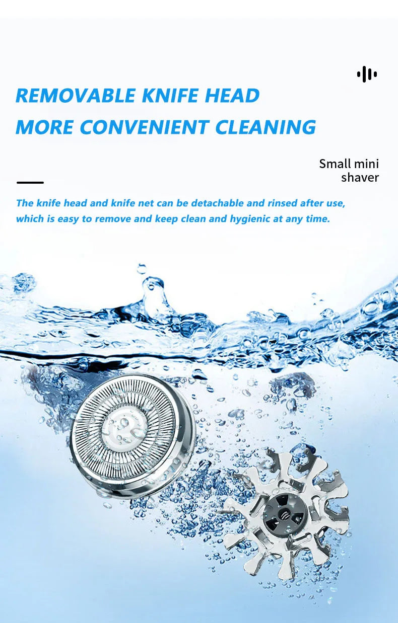 Mini Electric Shaver for Men Portable Beard Shavers