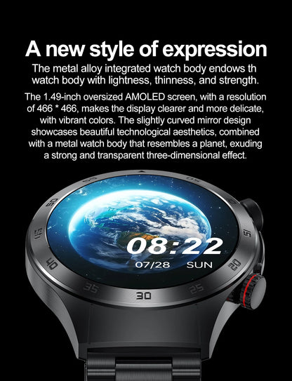 2025New Laser Therapy ECG+PPG Smartwatch For Men Women