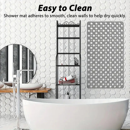 Bathroom Non-Slip Mat With Suction Cup