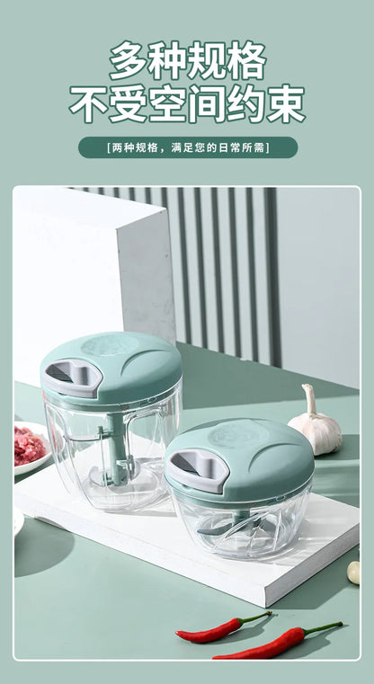 Manual Garlic Mincer Pull Type Garlic Press Maker
