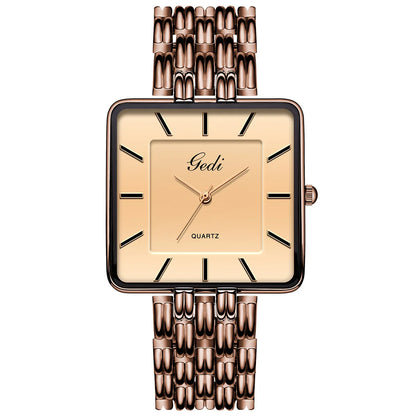 Men Watch Business Simple Square Couple Watches Waterproof