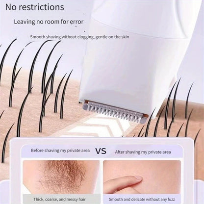Electric Hair Trimmers for Women Waterproof Razor Painless