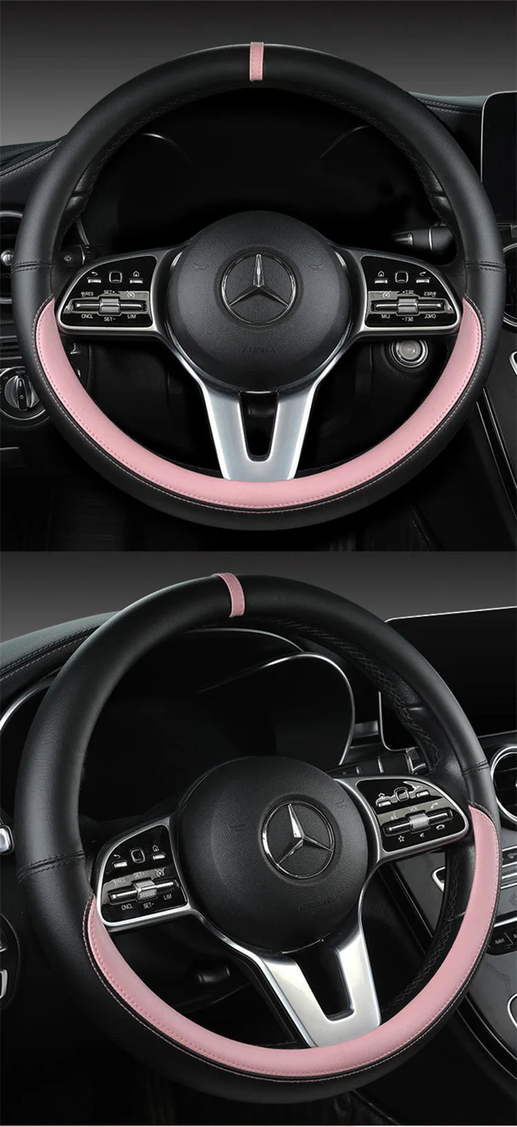 All-Nappa Leather Steering Wheel Cover Leather