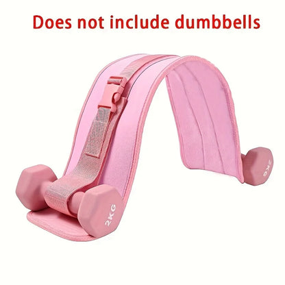 Butt Bridge Trainer Yoga Sport Dumbbell Waist Weight Belt