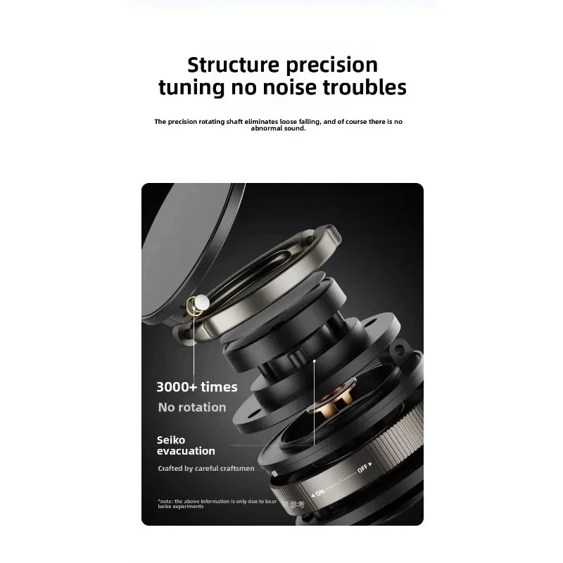 Magnetic Phone Holder for car, 360° Rotatable, Foldable & Adjustable
