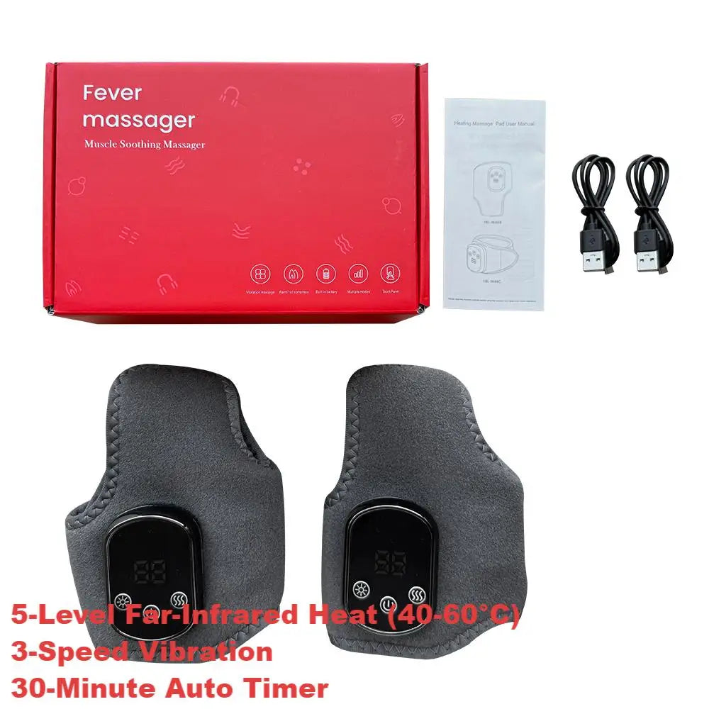 Heated Ankle Massager Hot Compresses Vibration Massage