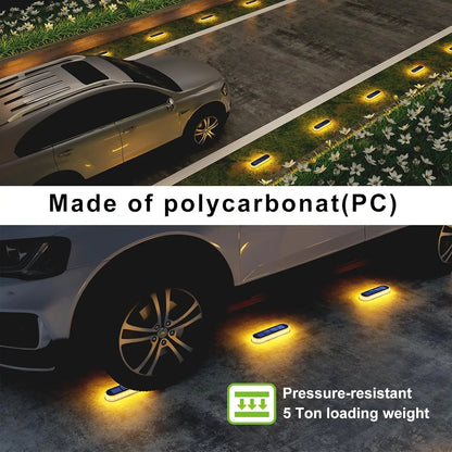 4 Pack Solar Deck Lights Outdoor Step Lights