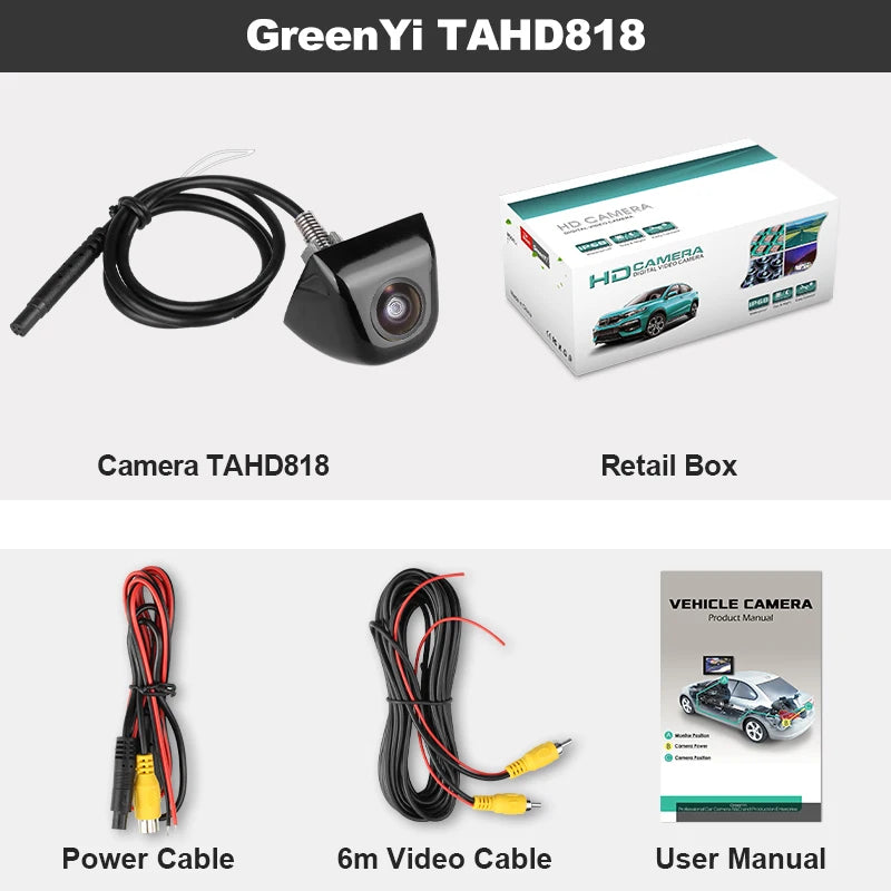 Dynamic Trajectory AHD 1080P Car Rear View Camera