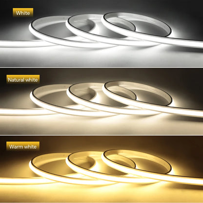 Super Bright 220V COB LED Strip Neon Lights 280LEDs