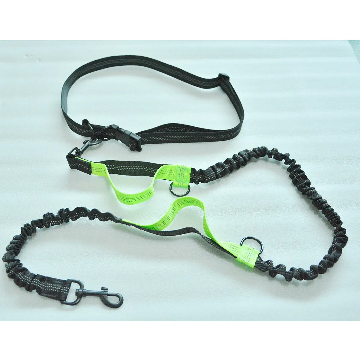 Double elastic reflective running leash portable