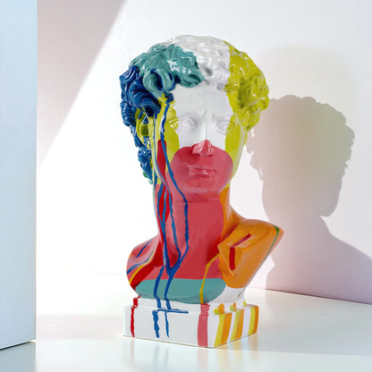 Home Decoration David Head Resin Statues Statues
