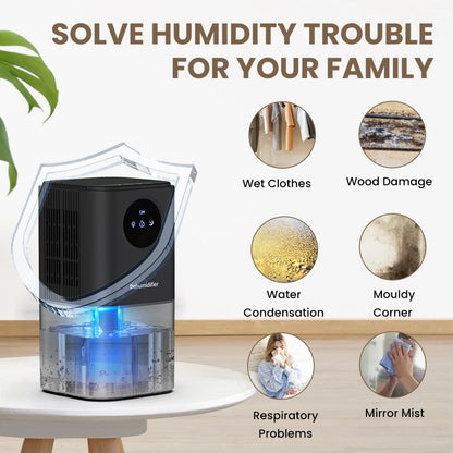 Portable Dehumidifier With 35 Ounces Capacity