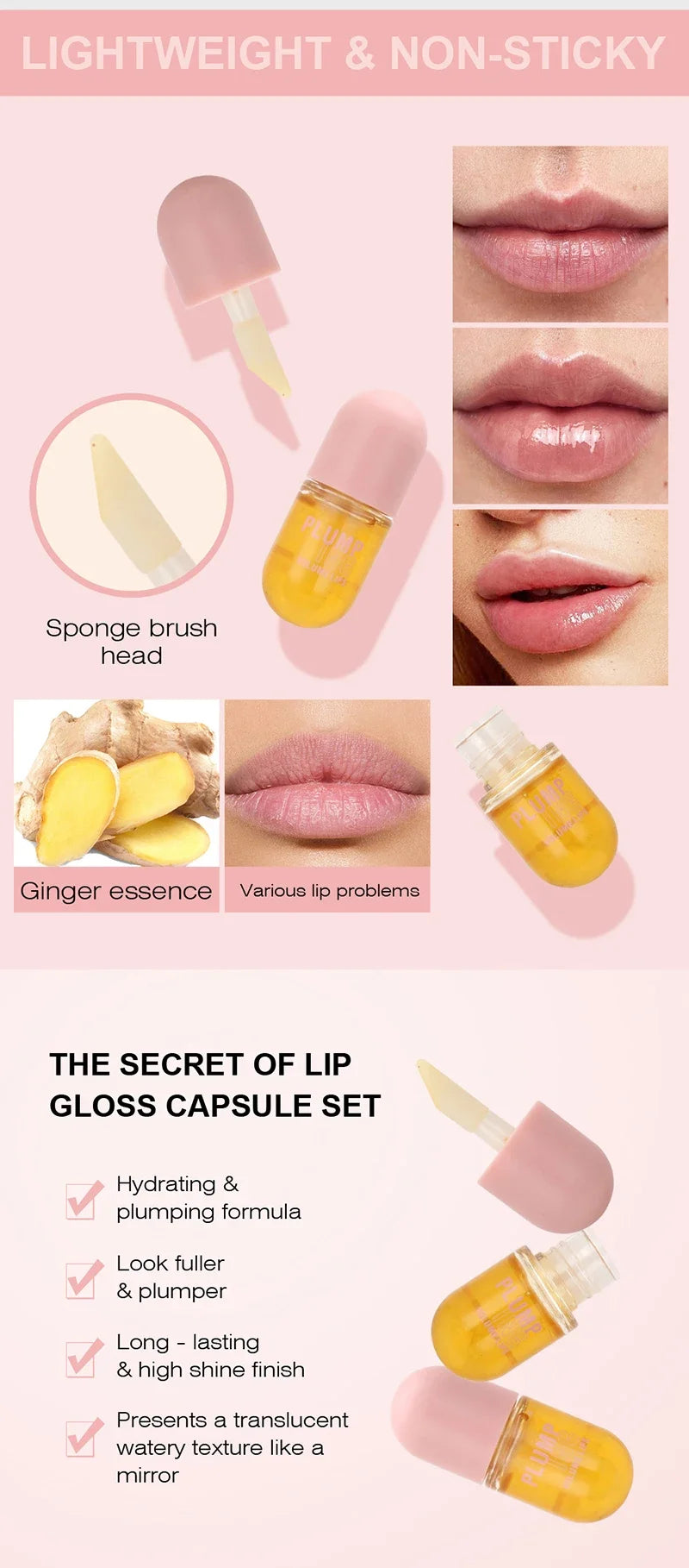 Long Lasting Lip Plumper Oil Instant Volumising Enhancer