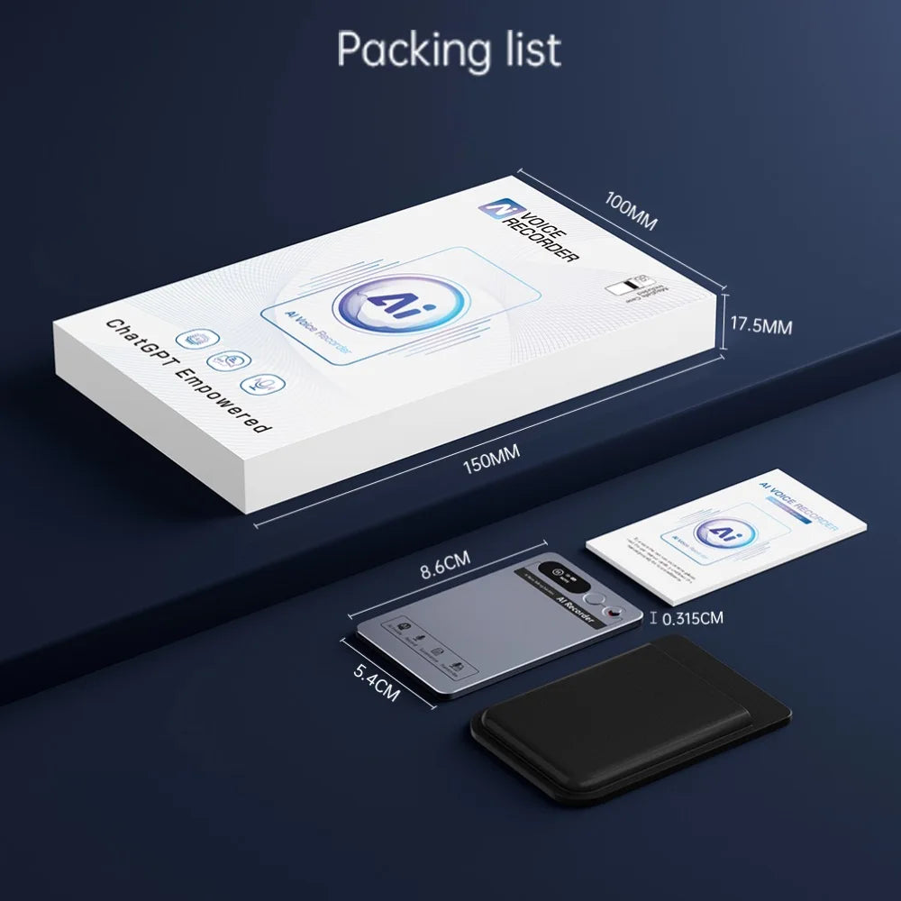 AI Voice Recorder 118 Languages ChatGPT-4  Transcribe