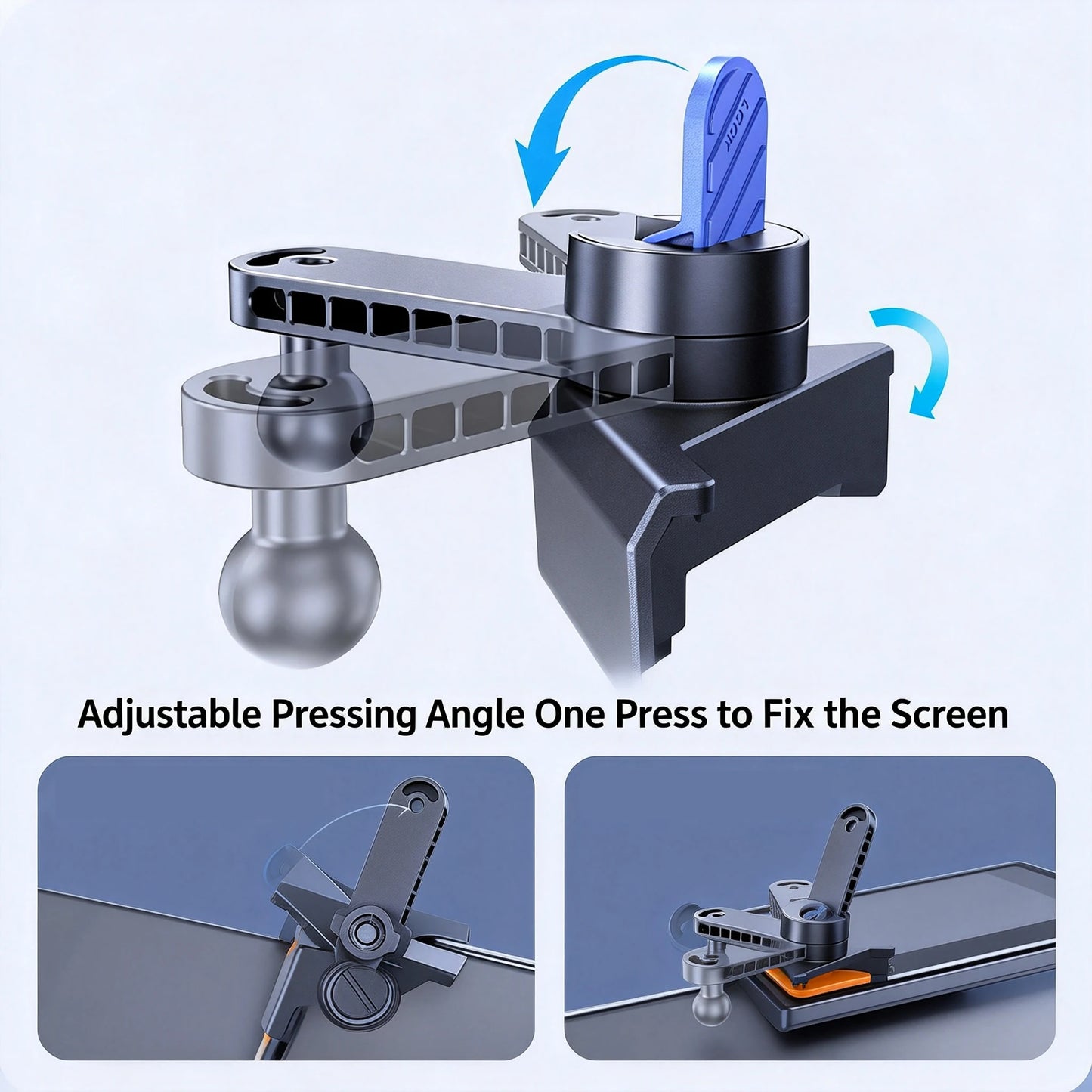 Car Phone Holder For ZEEKR X/001/009/7X Non-destructive
