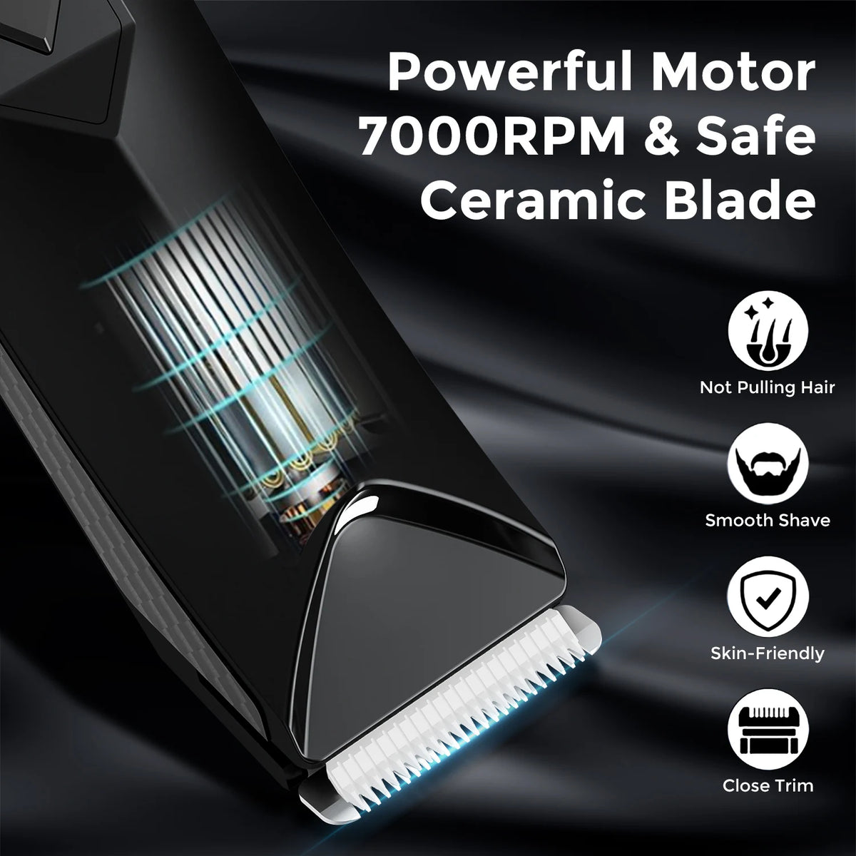 Body Hair Trimmer for Men Hair Trimmer with LED Light