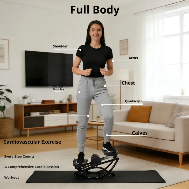 Home Use Portable Steel Stepper Small Silent Pedal Machine