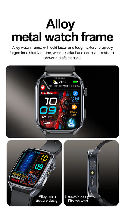 New AI Health Care Accurate detection ECG Smart Watch
